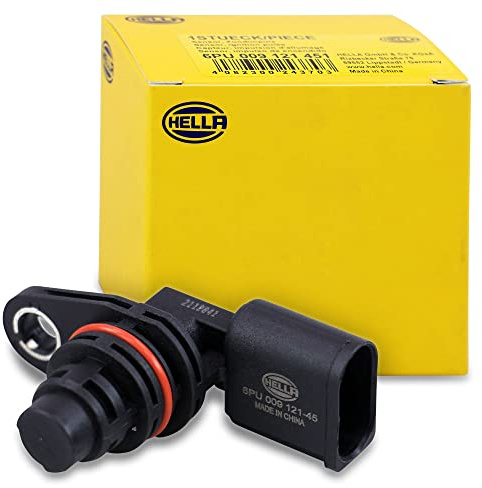 HELLA 6PU 009 121-451 Sensor, Nockenwellenposition - 12V - 3-polig | Kompatibel mit: AUDI A1, A1 Sportback, A2, A3, A3 Cabriolet, A3 Sportback, A8 D4, Q7, TT, TT Roadster