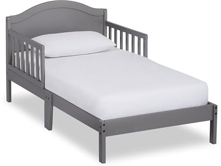 Dream On Me Sydney Toddler Bed in Steel Grey, Greenguard Gold Certified
