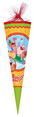 Nestler Schultüte Sorgenfresser Zuckertüte Schulanfang Einschulung Schule: Größe: 85cm 6eckig