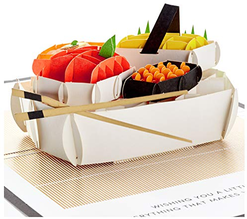 Hallmark Signature Paper Wonder Pop Up Geburtstagskarte (Sushi, Everything That Makes You Happy) (1299RZH1141)