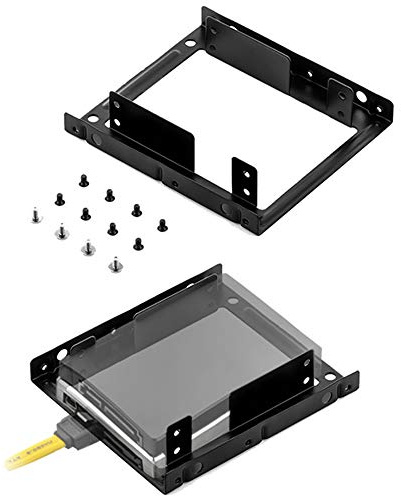 NewTop HD03 Adattatore Doppio HDD Interno Supporto per 2 Hard Disk o SSD da 2,5 in Slot da 3,5 per PC Desktop Computer