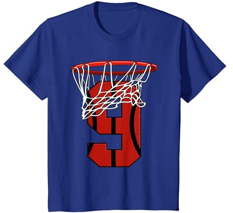 9 Compleanno Bambini & Basket - 9 Anni Regalo Maglietta