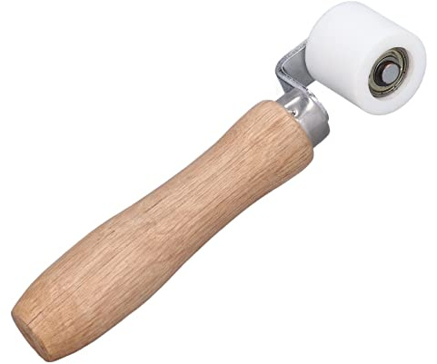 28mm / 1.1in Silicone Hand Pressure Seam Roller Detachable Wallpaper Edge Quilting Roller Double Direction Bearing for PVC Floor Welding, Plastic Plate Welding, House Waterproofing, Cloth Welding