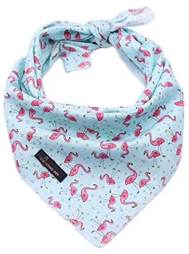 ARING PET Hund Bandana, Baumwolle Flamingo Hund Bandanas Hunde Triangle Bibs Tuch für Kleine und Große Hunde und Katzen