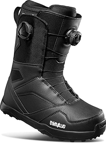 32 Thirty Two STW Double BOA Bottes de snowboard pour homme Noir Pointure 40