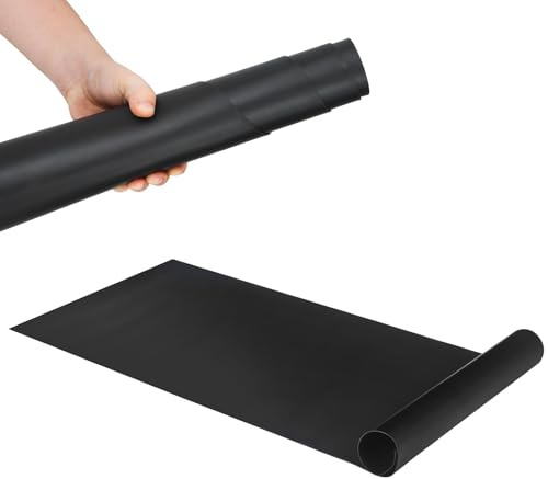 VILLCASE Anti Static Rubber Workbench Mat, Balck Silicone Heat Resistant Mat, Non Slip Table Pad, Silicone Worktop Protector for Woodworking Electronics Repair Garage Workbench or Table, 39X15.7 Inch