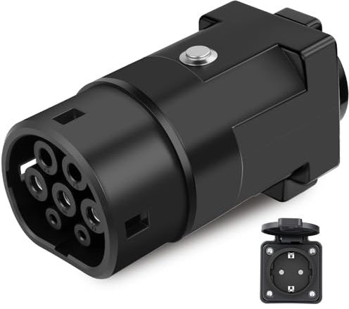 GUWIEYG V2L Adapter für MG4/MG5/BYD, 16A 220V Adapter von Fahrzeug zu Last | passend für MG und BYD Seal Dolphin, Type2 Entlader, V2L für Camping oder Notfälle, Stromversorgung mit Schuko-Stecker