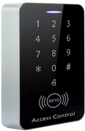 AOAMZ RFID Tastiera di controllo accessi Porta d'ingresso di prossimità 125KHz RFID Lettore di Carte d'identità Touch Tastiera per sistema di sicurezza di ingresso Home Office
