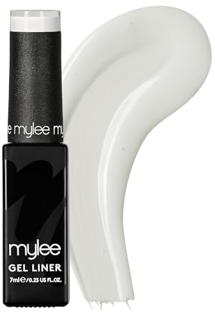 Mylee Liner Gel Nagellack 7ml [Break The Ice] Mit Integriertem Nail Art Pinsel - UV/LED Nagelkunst Maniküre Pediküre für Professionellen & Heimgebrauch - Langanhaltend und Einfach Anzuwenden