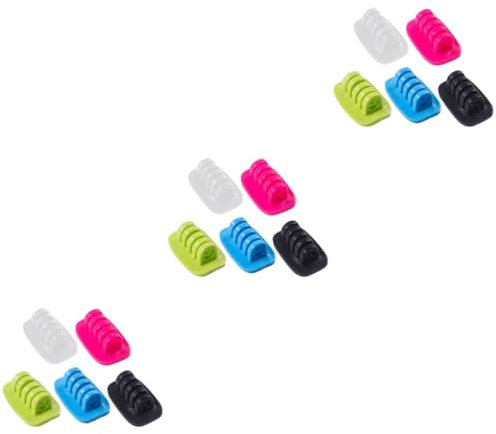 UPKOCH 9pcs Cable Organizer Finishing The Desktop Cable Management Device Wire Retention Clips