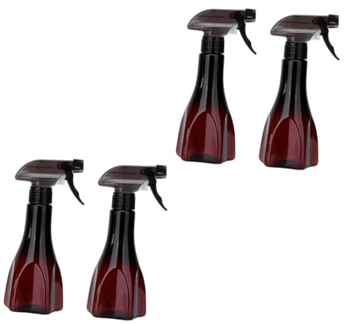 FOMIYES 4 Piezas botella spray para el cabello hair gel hair gummies botella recargable botella spray nebulización agua laca pelo botellas spray pulverizador flores dedicado