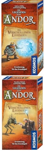 Kosmos Andor Erweiterungsset: Bundle aus Andor - Die verschollenen Legenden Alte Geister + Düstere Geister, Erweiterung für das Grundspiel Die Legenden von Andor, ab 10 Jahren, Fantasy-Brettspiel