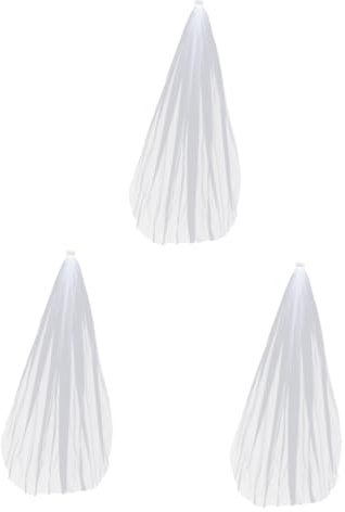 WRITWAA 3stücke Einfacher Langer Eleganter Brautschleier Mit Kamm Für Hochzeit Schlichte Einlagige Tüllkopfbedeckung Reinem Weiß Accessoire Für Bräute