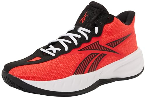 Reebok Unisex Press Sneaker, Energy Red/Black/White, 39 EU, Energy Red Black White, 39 EU