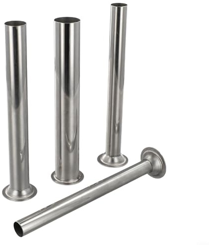 Wurstfüllröhrchen aus Edelstahl, 4 Stück, Ersatzdüsen für manuellen elektrischen Fleischfüller, 16 mm bis 38 mm Hörner für Rindfleisch, Schweinefleisch, Wildbret, Küchenzubehör (3,8 cm)