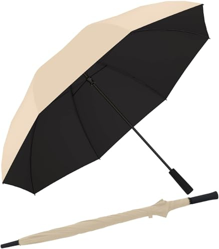 Doppler zero XXL Ultra Sun Golf Regenschirm mit UV-Schutz | Großer XXL Golf-Regenschirm mit UV-Beschichtung, extra großes Schirmdach, ca. 130 cm, leicht, schützt Sonne und Regen