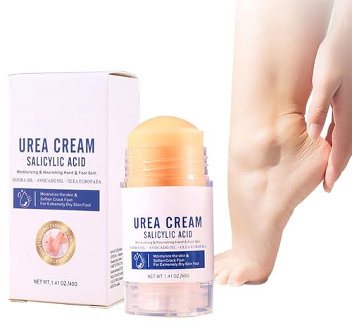 Rescue Heel Balm, Cracked Heel Repair Cream, To Repair Very Dry And Cracked Heels, Foot Cream Restoring Balm Moisturising Care Roller For Dry Skin Women Hands Feet, Fast Absorption