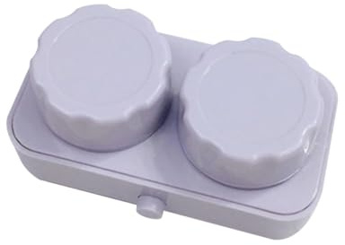 Veemoon 1 Pieza Caja de Limpieza Eléctrica para Lentes de Contacto de Lentes Limpieza Rápida Especial para Uso Casa y Duraderos