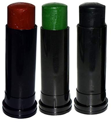 3 pezzi Woodland Camouflage olio tuta corpo viso vernice stick campo all'aperto trucco camo colore crema