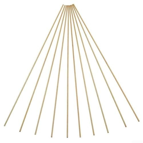 Welding Brass Rods Pack of Twenty, Each Measuring 2mm in Diameter and 250mm in Length