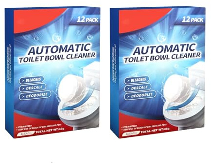 24 Stück Spülkasten Tabs,Wc Reiniger Tabs,Spülkasten Entkalker,Wc Tabs Toilette,Spülkasten Reiniger Wc Tabs Spülkasten Verhindert Gerüche,für Hartnäckigen Kalk und Urinkalk
