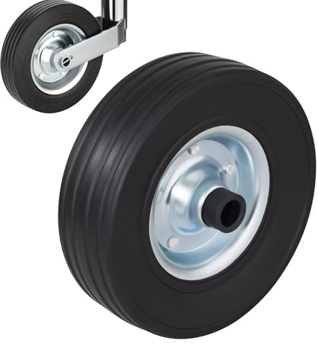 Ersatzrad 225x70mm Vollgummireifen auf Stahlfelge – passend für Automatik-Stützräder bis 400 kg – robustes Stützrad Ersatzteil für Anhänger & Wohnwagen