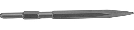 ZJchao Point And Flat Concrete Chisels, Grooving Chisel Masonry Concrete Hammer Set Brick Stone Tile Removal Hex Shank for Hammer Drill Tool Bit (Point)