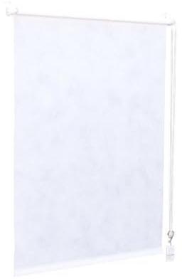 Sekey Verdunklungsrollo ohne Bohren Klemmfix 90 cm breit, Vliesstoff Seitenzugrollo Hitzeschutz Sichtschutz und Sonnenschutz Wandmontage Deckenmontage Klemmrollo