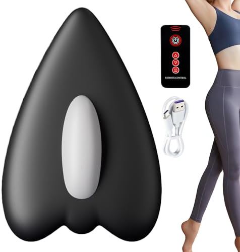 Youngwier Entraîneur des Muscles du Plancher Pelvien pour Homme, 22x15cm Ntraîneur Électrique À Télécommande, Entraîneur du Plancher Pelvien Impulsion pour Fitness Et Rééducation