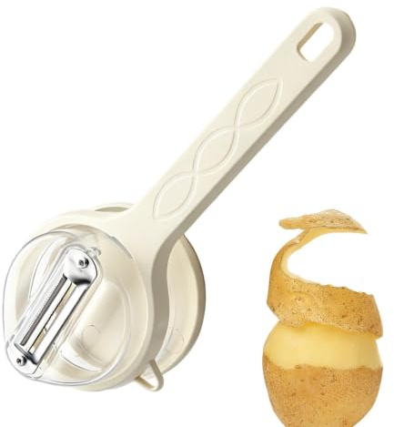 Pelapatate con Contenitore Utensili da Cucina Antiscivolo e Smontabili