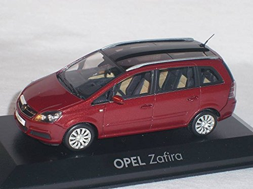 Opel Zafira Rot 2. Generation 1/43 Minichamps Modell Auto Modellauto SondeRangebot
