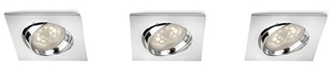 Philips Smart Spots Galileo LED Einbauspot, 3-flammig, chrom 590801116