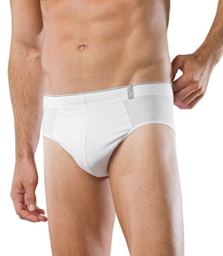 Schiesser Herren Minislip 95/5 205422 2er Pack, Größe:5/M;Farbe:weiß-100