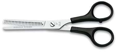 3 Claveles Relax - Forbici per modellare per parrucchieri, 6, colore nero