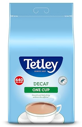 Tetley One Cup Decaf Tea, Pack of 440 Teabags