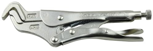 K Tool International 54053 Parrot Nose Adjustable Pliers, Non Slip Three Side Jaw Grip, Chrome Molybdenum Steel Construction, File Cut Gripping Surface, Heavy Duty Hand Tool