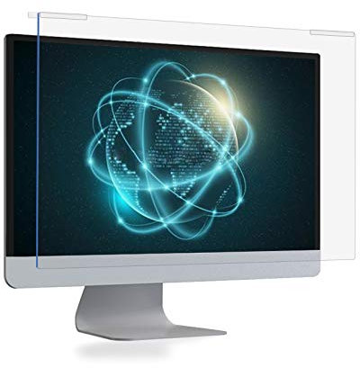 WLWLEO Protecteur d'écran Anti-lumière Bleue pour Moniteur Film Protecteur d'ordinateur PC Filtre de lumière Bleue bloquant pour écran 20-23 Pouces, Installation Gratuite, Réutilisable,23 530 * 321