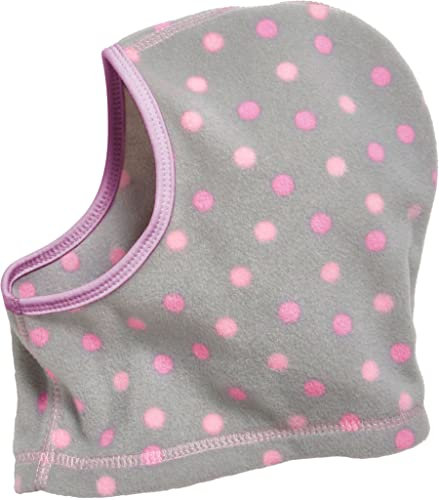 Playshoes Unisex Kinder Fleece-Schlupfmütze Winter-Mütze, Punkte, one size