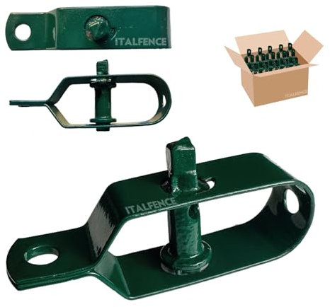 Italfence - Tendifilo plastificato per recinzione, 25 pezzi