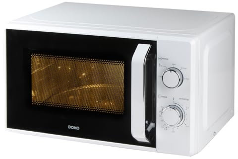DOMO DO3120 Four à micro-ondes solo - 20 L - 800 W - blanc