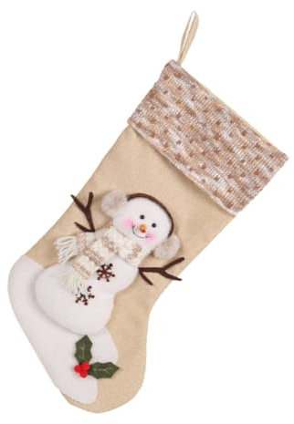 RORPOIR Calcetín De Navidad Diseño para Decoración De Árbol Almacenamiento Espacioso para y Adornos Navideños y Celebraciones Familiares