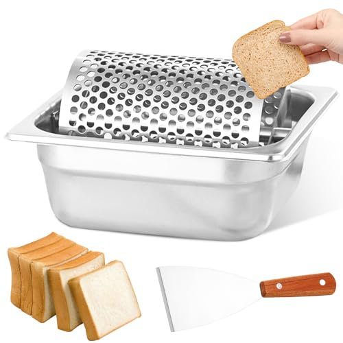 Butterroller aus Edelstahl, Langlebiger Butterverteiler, Effizienter Butterspender für Brot, Toast, Brötchen, Abnehmbares Butterstreuer-Rad, Praktischer Butterapplikator für Zuhause, Restaurant, Grill