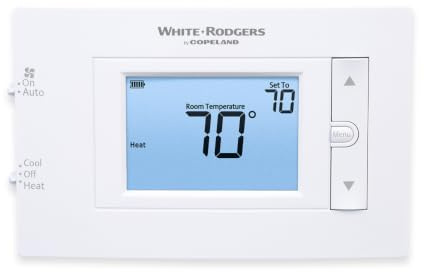 Emerson 1F83C-11NP Conventional (1H/1C) Non-Programmable Thermostat, White