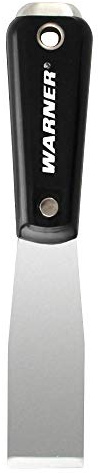 Warner 1-1/4 Stiff Scraper w/Hammer Cap, Carbon Steel, Painter's Series, 11022