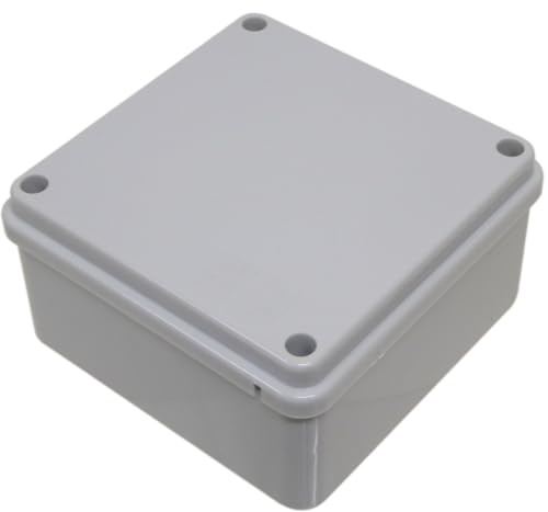 1pk 100mm Square Electrical Junction Box IP56 Waterproof Indoor/Outdoor
