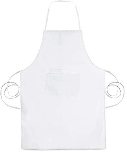 My Custom Style Grembiule 65% Poliestere 35% Cotone, Bianco 66x91cm