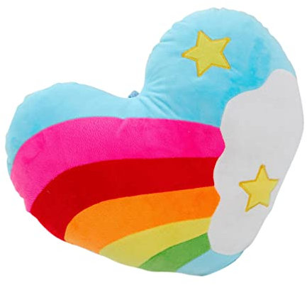 Alipis 1stk Stuhlkissen in Herzform Herzkissen Plüschkissen Regenbogen-wurfskissen Valentinstag Kissen Couchauflagen Für Sofas Bettruhe-lesekissen Geburtstagsgeschenk Herzförmig Kind
