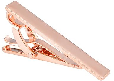 Epinki Krawattenklammer Herren, Klassiker Krawattennadel Hochzeit, Krawattenklammer Tie Clip Rose Gold für Unternehmen