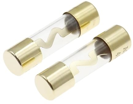 5 Stück vergoldete Glassicherung Sicherungspaket Auto-Audio-Verstärker Verstärker 10A 15A 20A 25A 30A 40A 50A 60A 70A 80A 100A Autosicherung (Size : 20A)