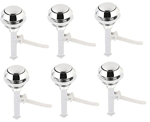 Yardenfun Toilettenspültaste Kunststoff 38mm Deckelknopf Langlebig Rostfrei Kompatibel Für Wc Spülkasten Universeller Ersatz
